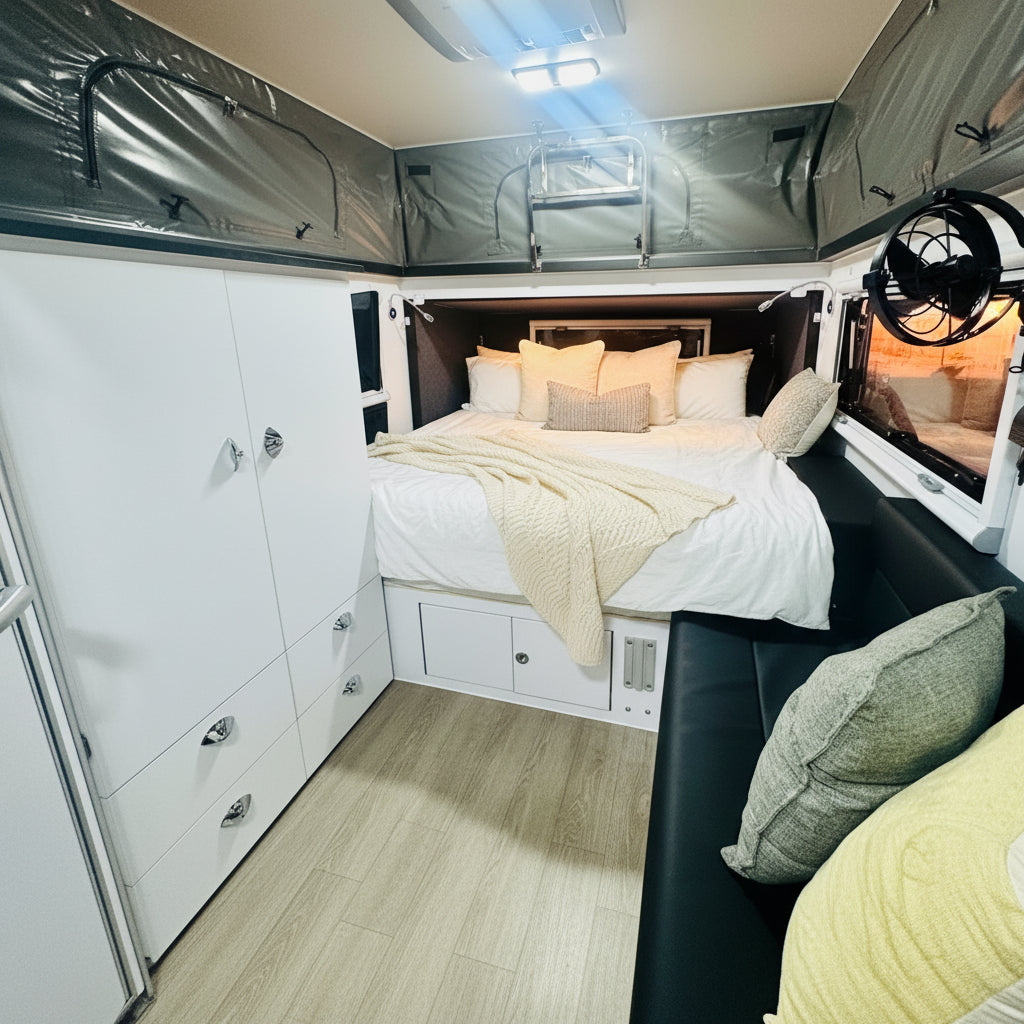 CARAVAN T-REX T13 – ENSUITE BUNKS